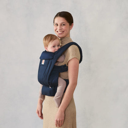 Ergobaby Omni Deluxe Baby Carrier, Cotton - Midnight Blue