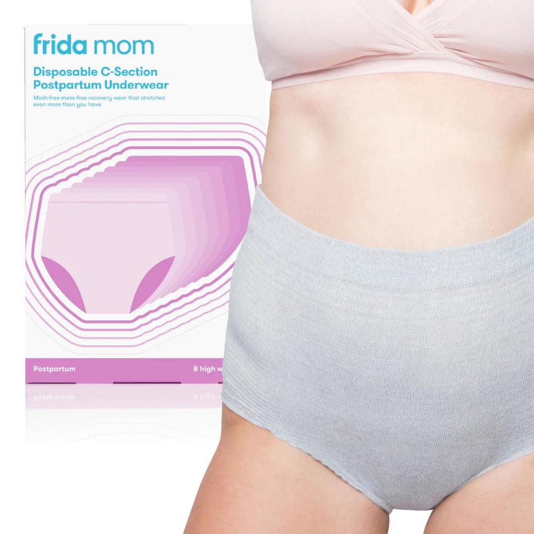 FridaBaby High-waist Disposable Postpartum Underwear 8 pk - Regular - 500000798