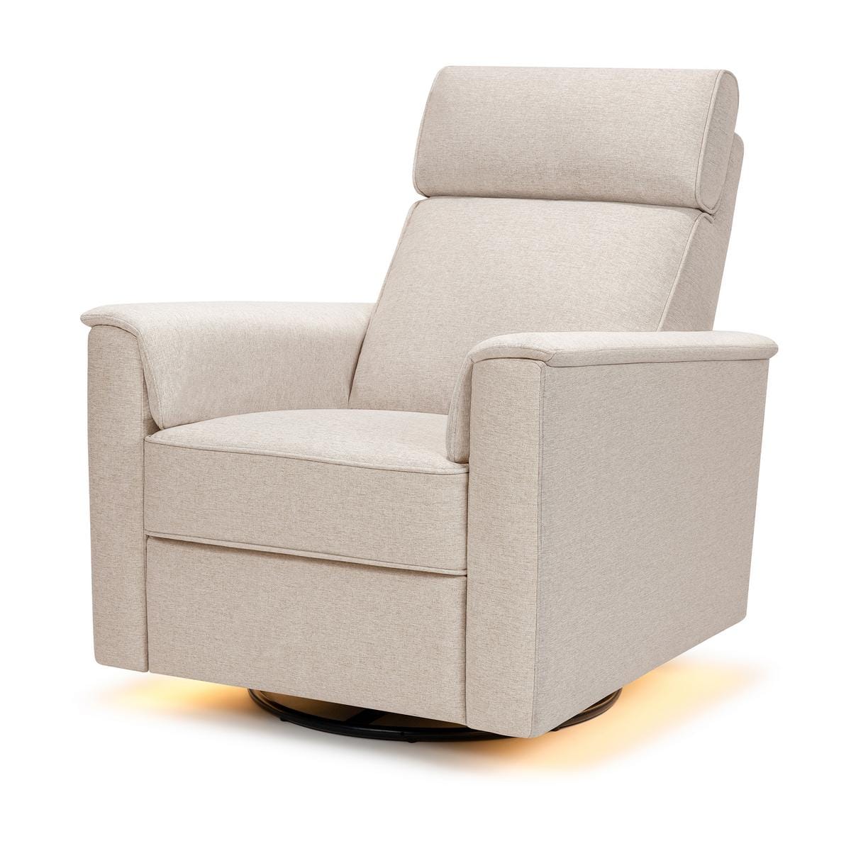 Namesake Willa Pro Power Recliner and Swivel Glider with Power Headrest, Lumbar & Light - Performance Beach Eco-Weave - M17182PBEW