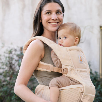 Ergobaby Alta Hip Seat Mesh Baby Carrier - Natural Beige