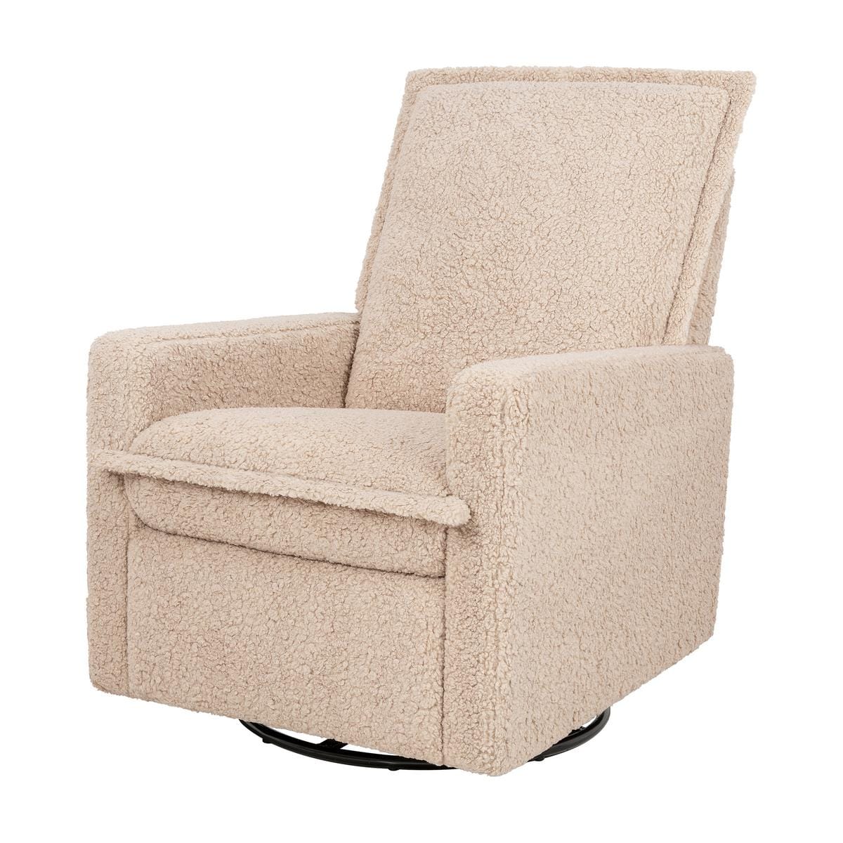 Babyletto Cali Flange Gliding Swivel Recliner - Chai Shearling - M20977CSG