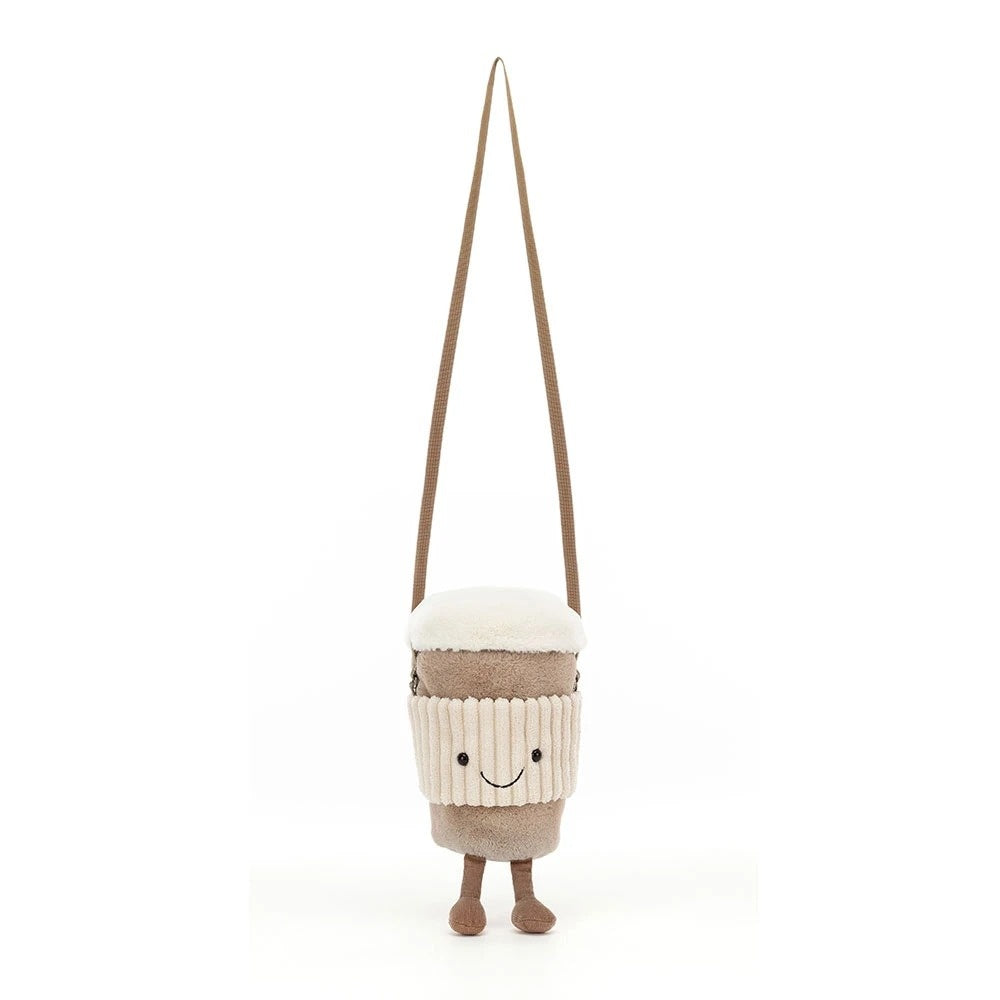 Jellycat Amuseables Perkle Coffee Shoulder Bag