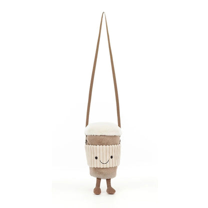Jellycat Amuseables Perkle Coffee Shoulder Bag