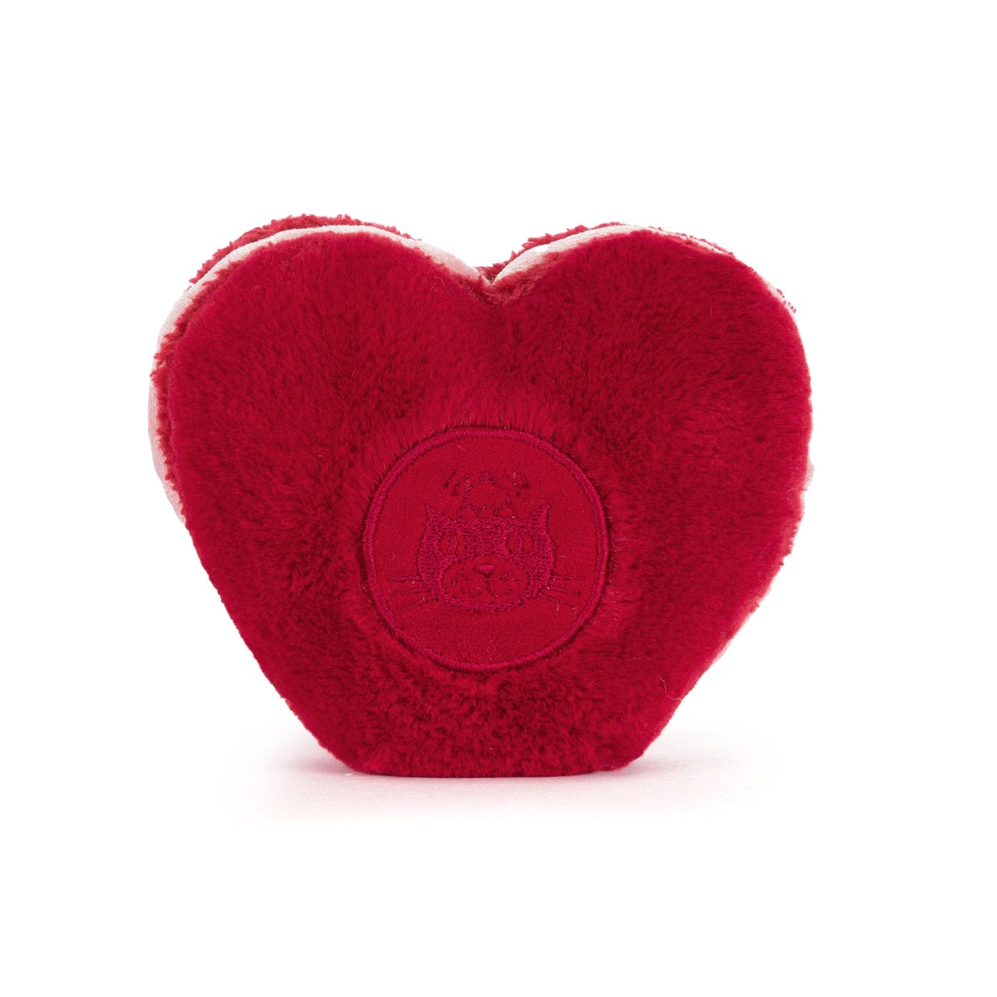 Jellycat Amuseables Arlette Heart Macaron, Red - A4MACHR