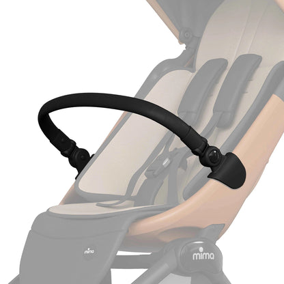 Mima Miro Compact Stroller + Bumper Bar + Cup Holder - Black - A702110-B