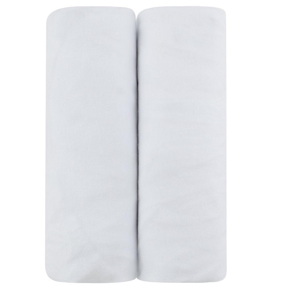 Ely's & Co. 2 Pack Changing Pad Covers - Solid White