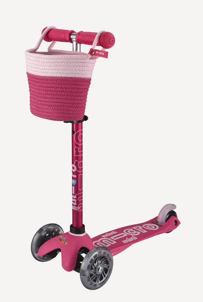 Micro Kickboard Micro Woven Scooter Basket - Pink - AC4804