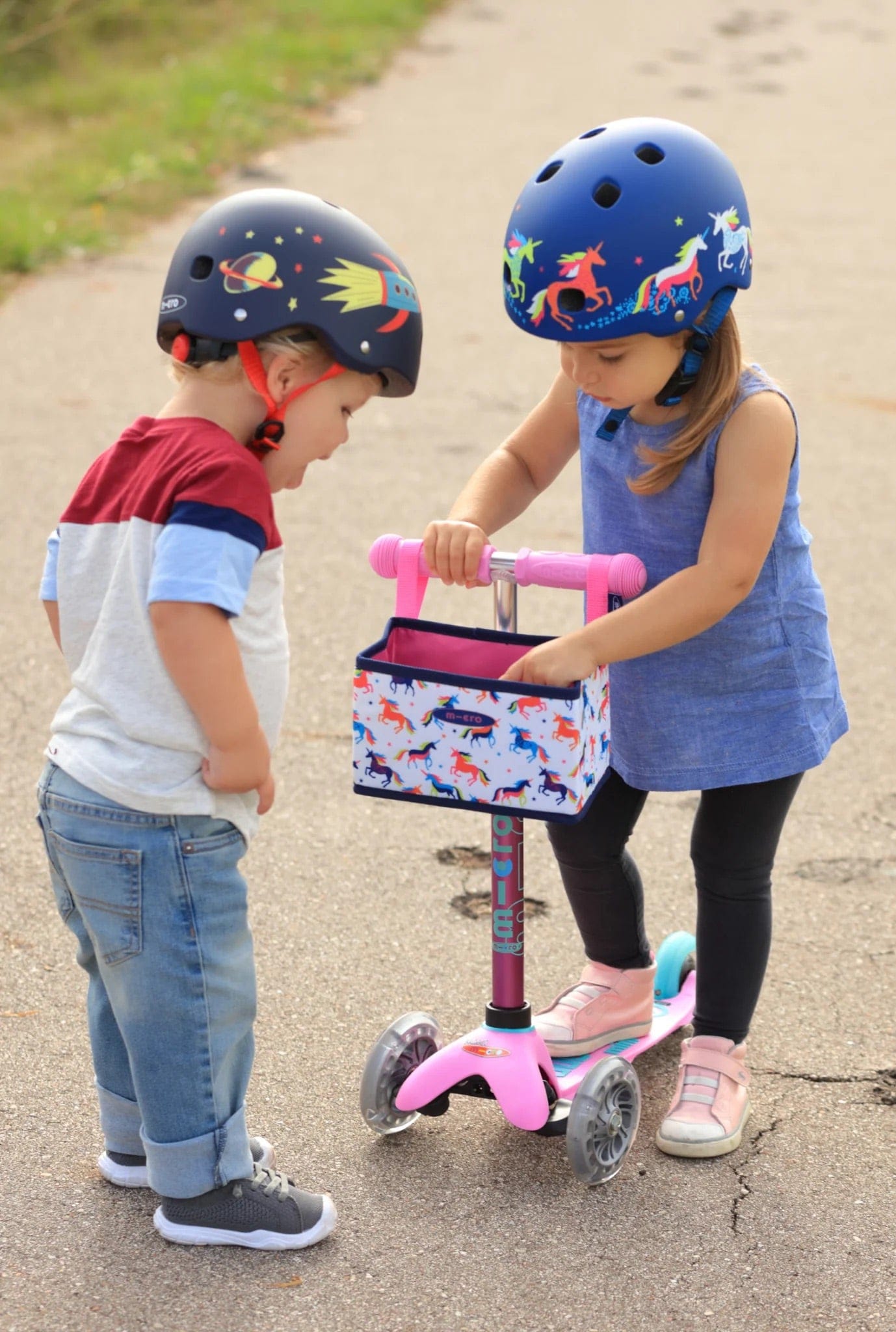 Micro Kickboard Micro Scooter Basket - Unicorn – Albee Baby