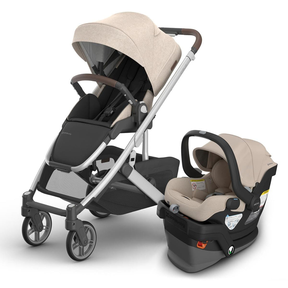 UPPAbaby Cruz V3 + Mesa V3 Travel System Bundle - Declan / Declan - 0403-CRZ-NA-DCL-1003-MSA-US-DCL