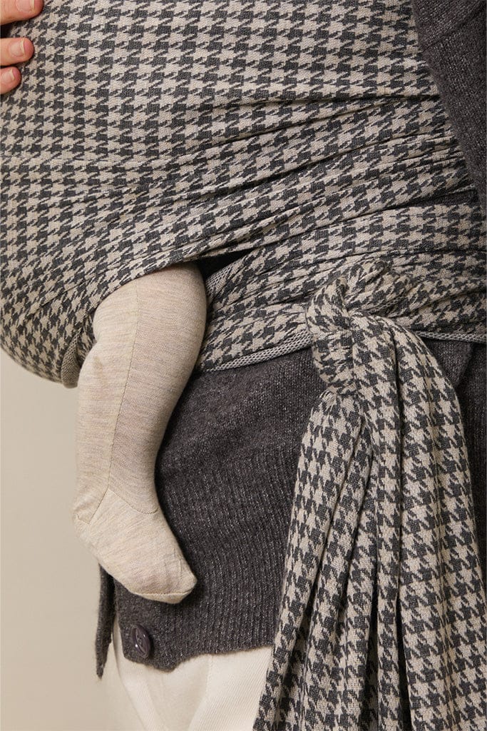 Solly Baby Wrap - Stormy Houndstooth - AFH-01