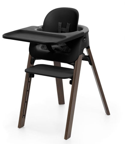 Stokke Steps High Chair Black / Warm Brown