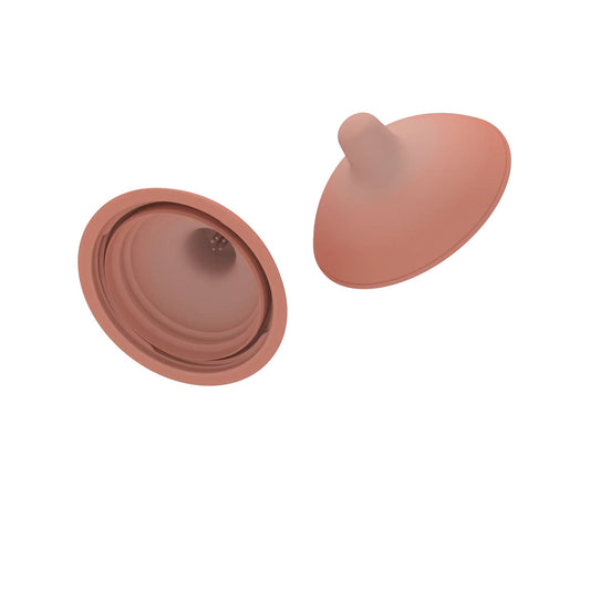 Emulait Nipples, 2 Pack - Nipple Shape 4 / Color Medium - AS-NPL-18-ME