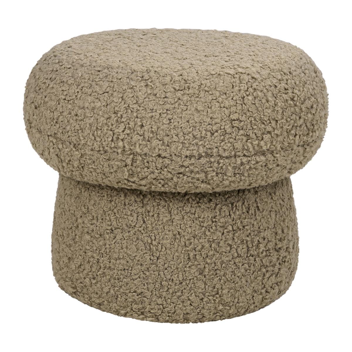 Babyletto Mini Mushroom Pouf - Latte Teddy Loop - M31585LT