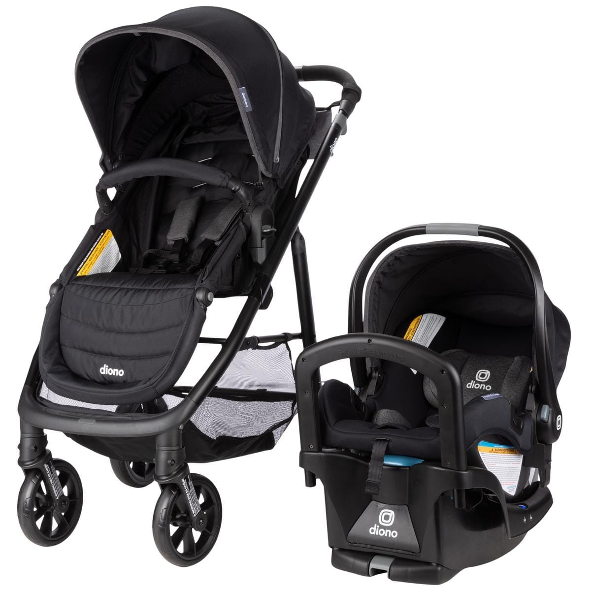 Diono Quantum 4 3-in-1 Travel System with LiteClik30 R SafePlus - Black Jet - 56500-NA-01