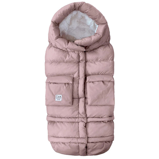 7 A.M. Blanket 212 Evolution Footmuff, Oslo Cloud - Ash Rose - B212E-ASR
