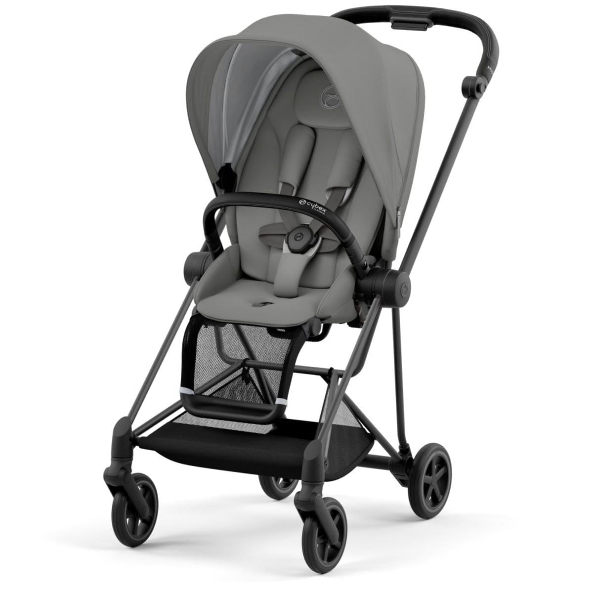 Cybex MIOS 3 Stroller (One Box) - Matte Black / Black / Soho Grey