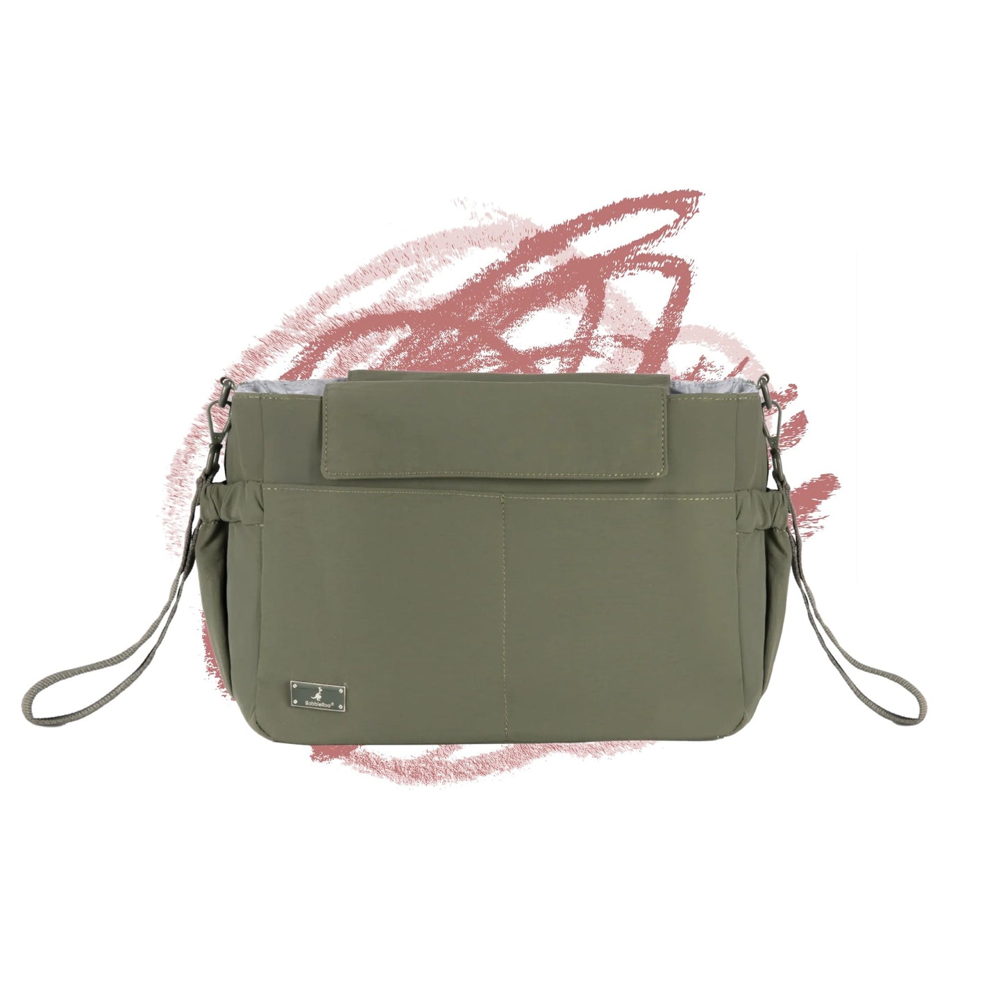 BabbleRoo Puffer Flo Stroller Caddy Organizer - Seaweed Green