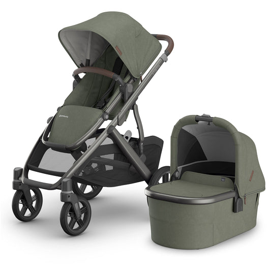 UPPAbaby Vista V3 Stroller + Bassinet V3 Bundle - Evelyn - BAS-0303-VSO-NA-EVE