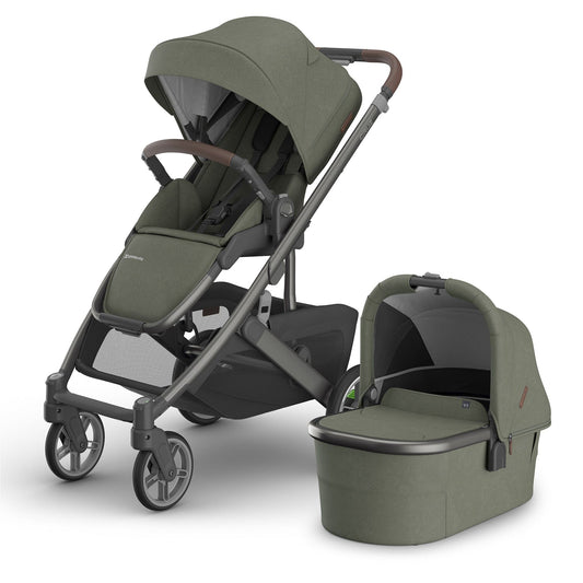 UPPAbaby Cruz V3 Stroller + Bassinet Bundle - Evelyn - BAS-0403-CRZ-NA-EVE