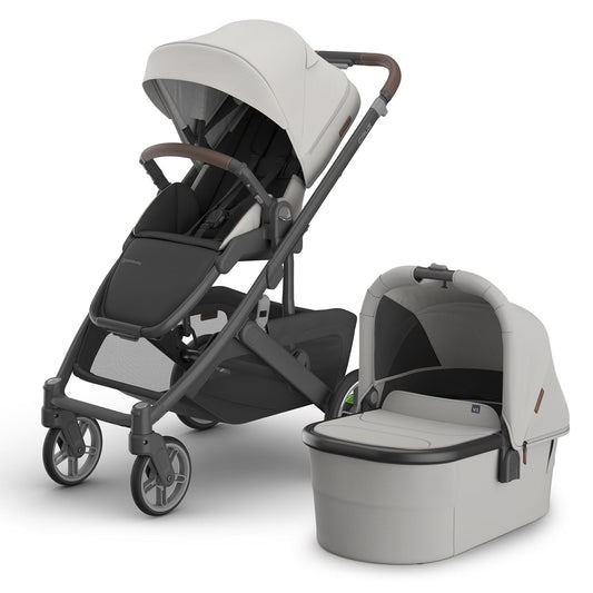 UPPAbaby Cruz V3 Stroller + Bassinet Bundle - Savannah - BAS-0403-CRZ-NA-SAV