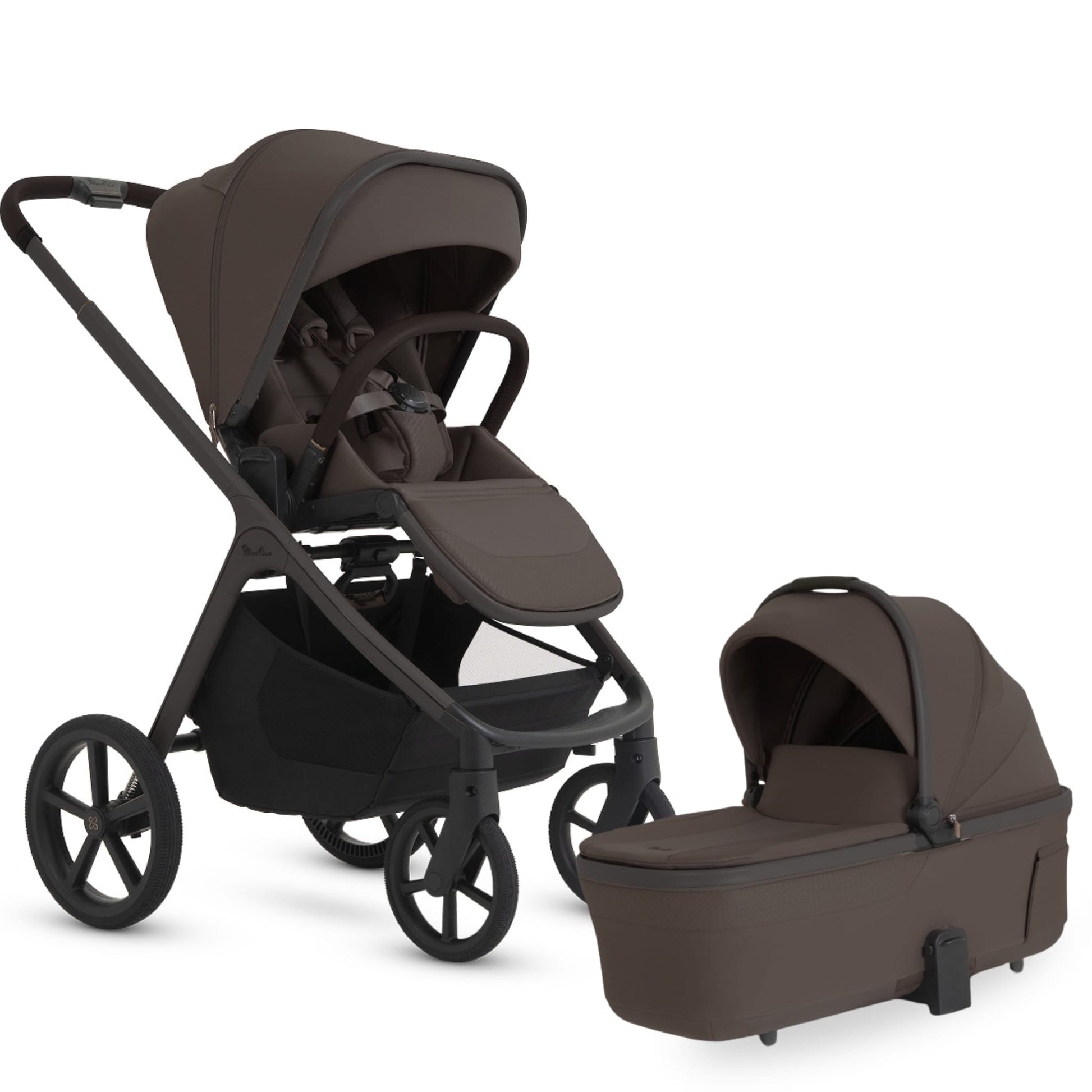 Silver Cross Cove 2 Full-Size All-Terrain Stroller + Bassinet Bundle
