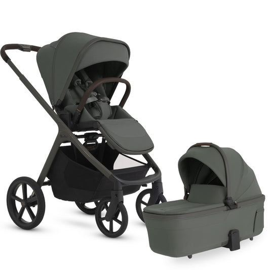 Silver Cross Cove 2 Full-Size All-Terrain Stroller + Bassinet Bundle - Pewter