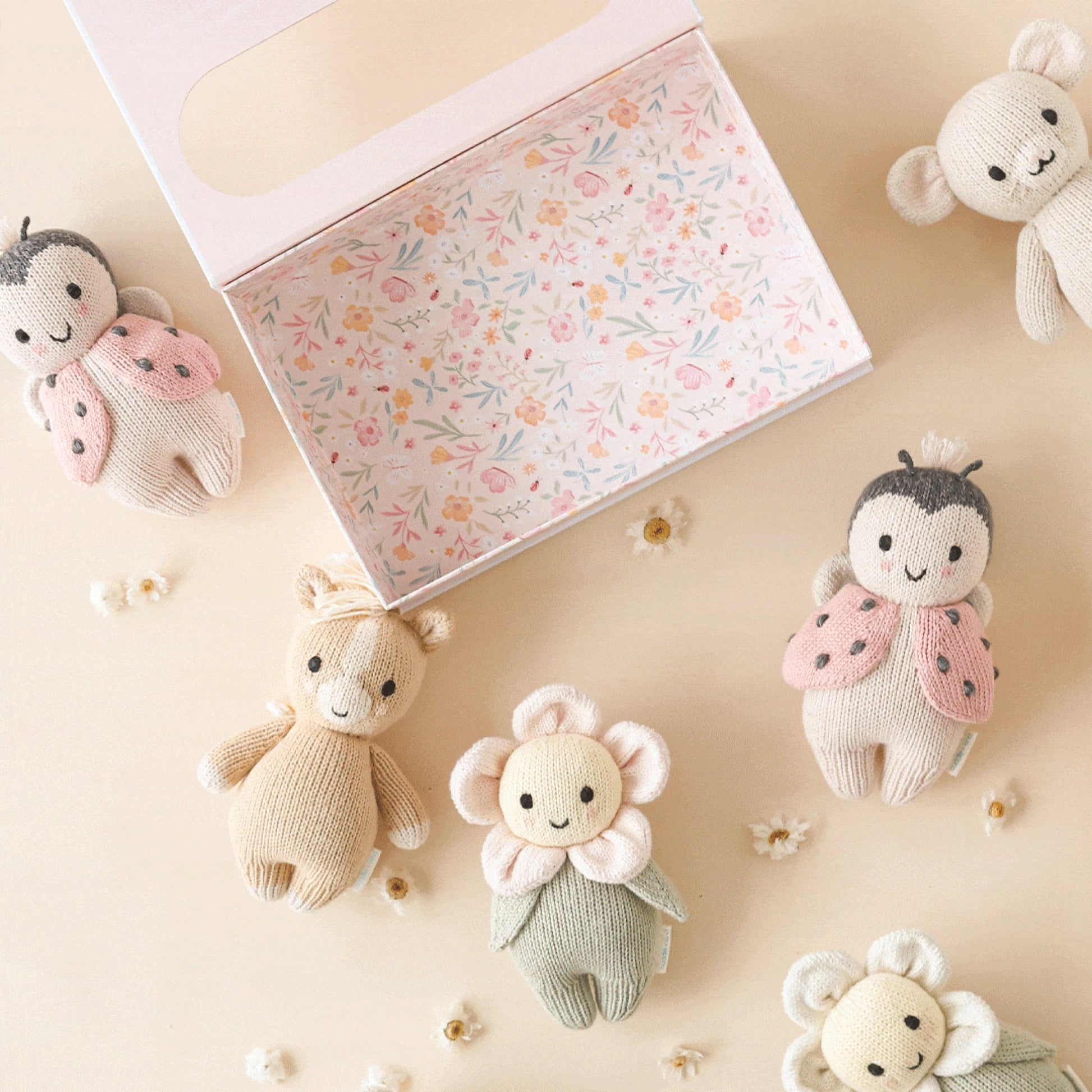 Cuddle+Kind Baby Daisy - Blush Pink - Image 8