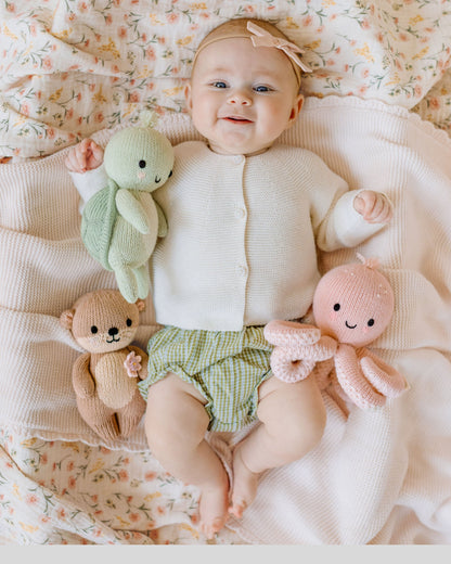 Cuddle+Kind Baby Octopus - Soft Coral Pink - Image 6