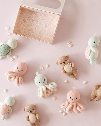 Cuddle+Kind Baby Octopus - Soft Coral Pink - Image 9