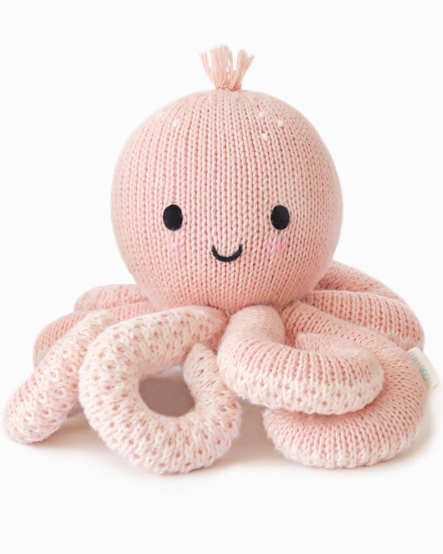 Cuddle+Kind Baby Octopus - Soft Coral Pink