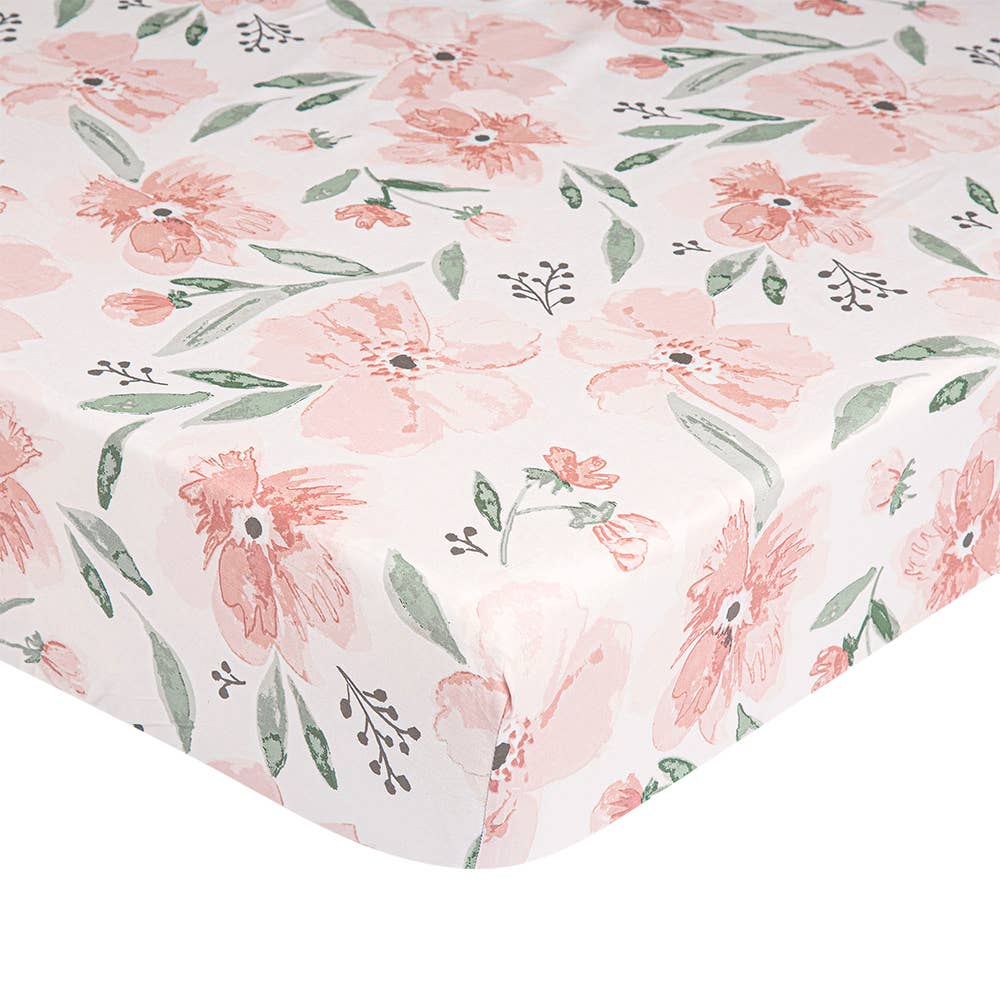 Crane Baby Parker Crib Sheet - Floral - Image 3