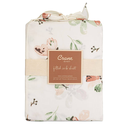 Crane Baby Parker Fitted Crib Sheet - Butterfly - Image 4