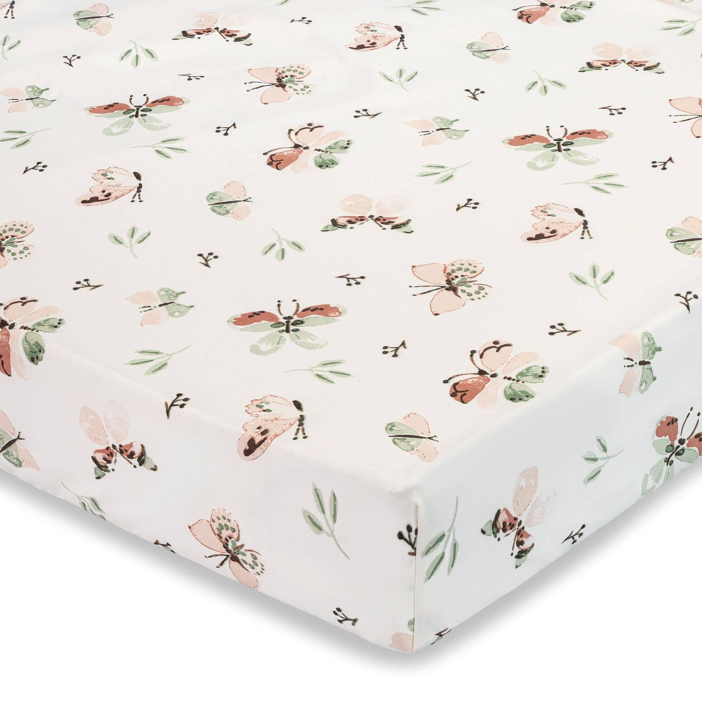 Crane Baby Parker Fitted Crib Sheet - Butterfly - Image 5