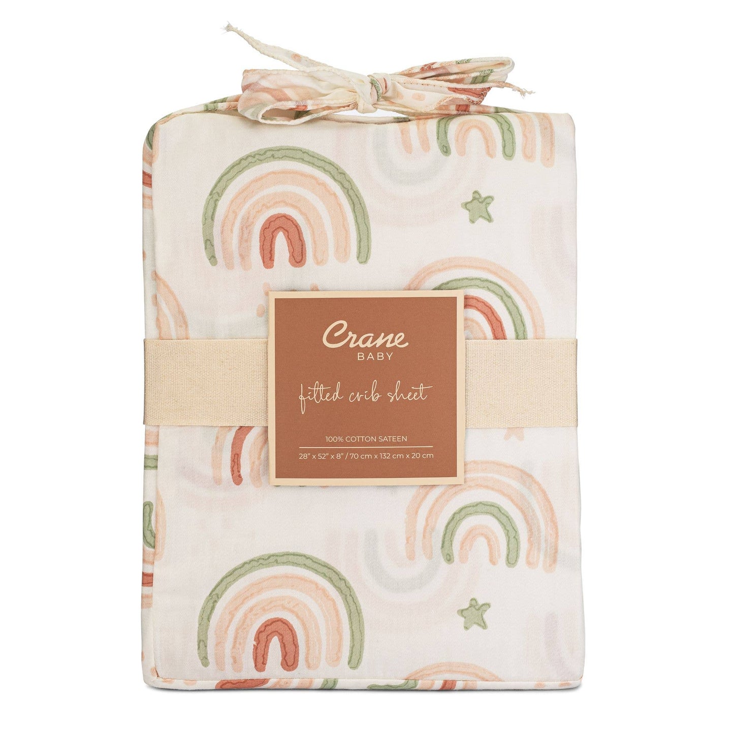 Crane Baby Parker Fitted Crib Sheet - Rainbow - Image 3
