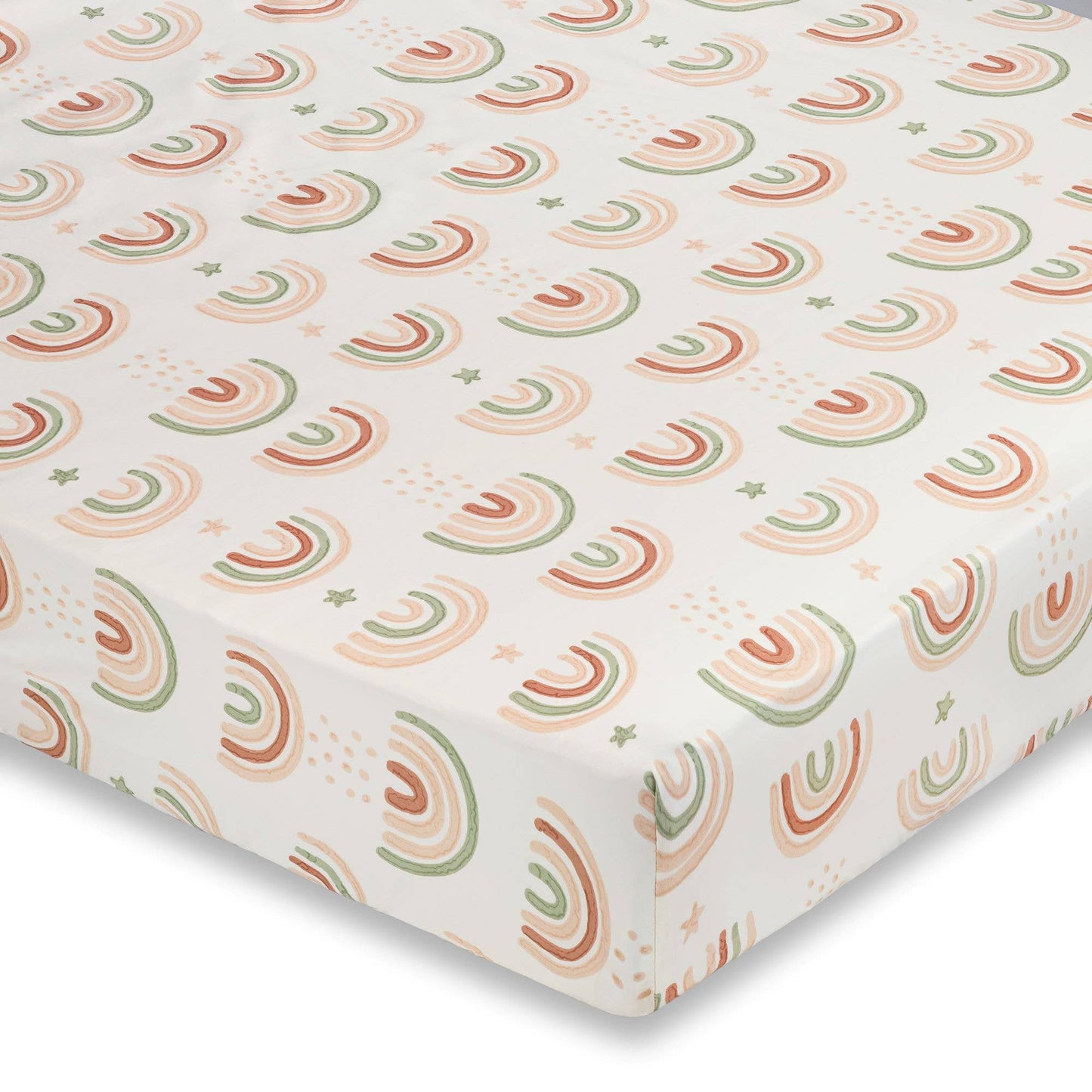 Crane Baby Parker Fitted Crib Sheet - Rainbow - Image 7