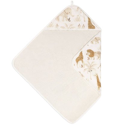Crane Baby Kendi Baby Hooded Towel - Safari Animal - Image 4