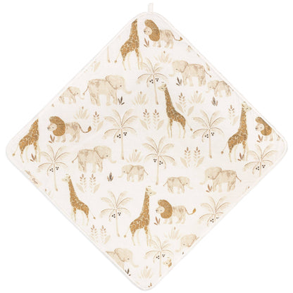 Crane Baby Kendi Baby Hooded Towel - Safari Animal - Image 5