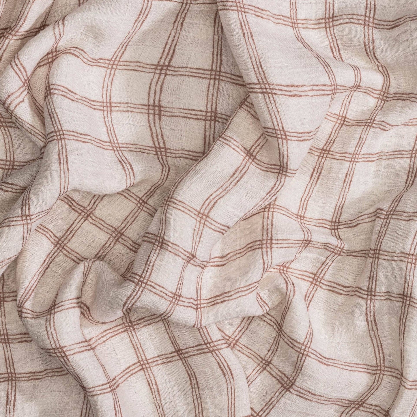 Crane Baby Charlie 2-Pc. Farmhouse Goose/Check Swaddle Set - Image 2