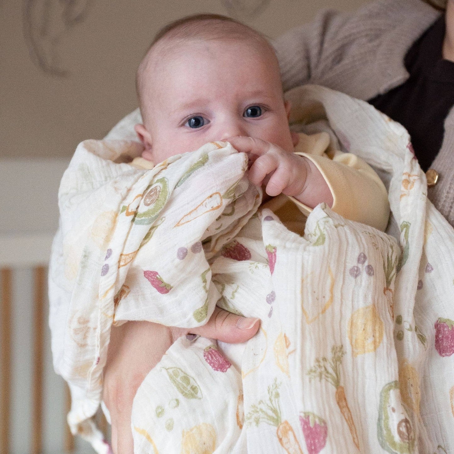 Crane Baby Clementine Cotton Muslin Swaddle Blanket Set (Set of 3) - Image 2