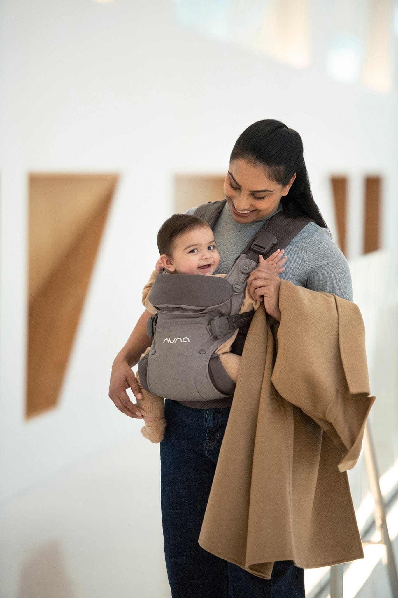 Nuna CUDL deux Baby Carrier - Denim – Albee Baby