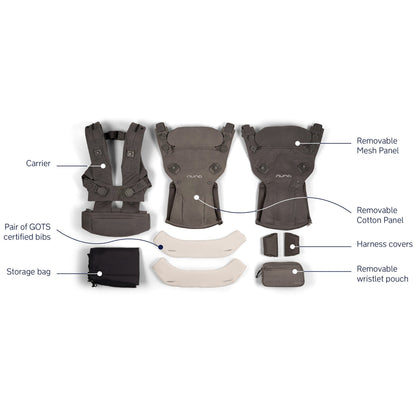 Nuna CUDL deux Baby Carrier - Thunder - BC20900TND