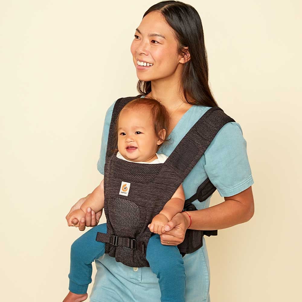 Ergobaby Aerloom Baby Carrier - Charcoal / Black - BCAERBLACK