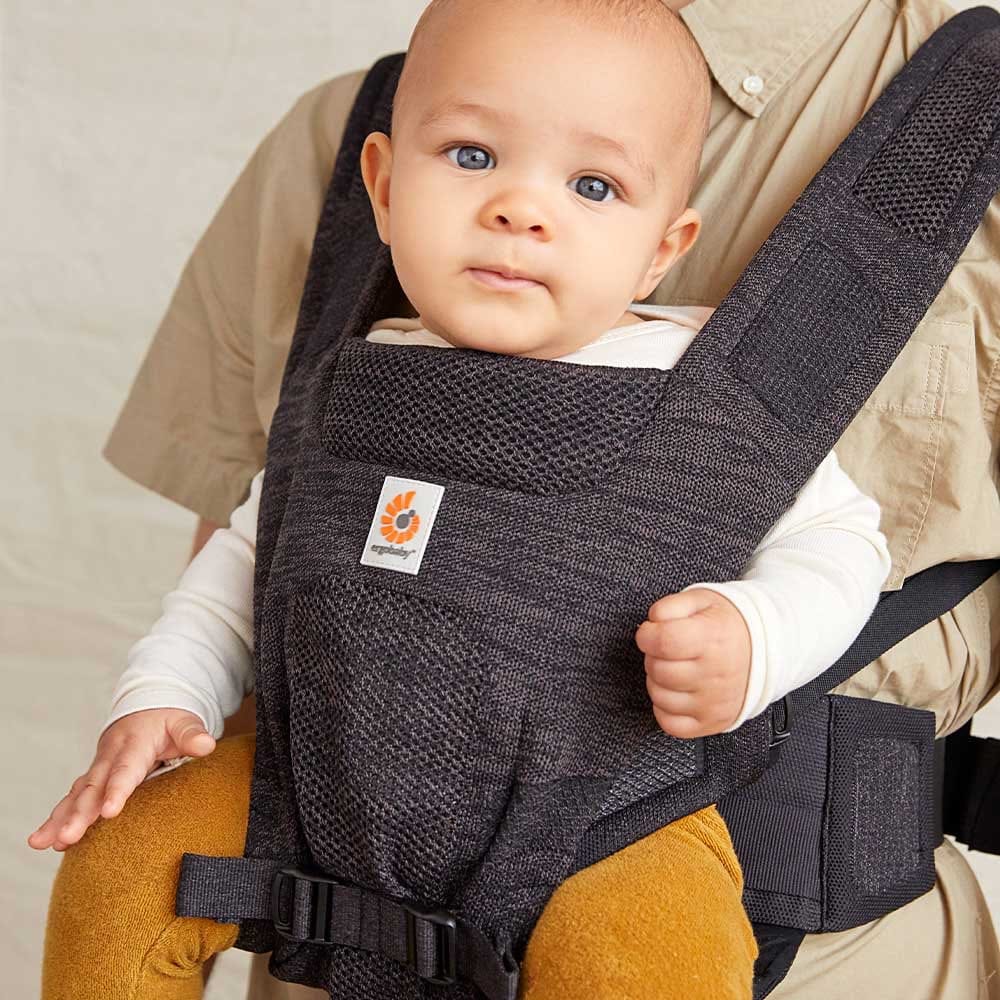 Ergobaby Aerloom Baby Carrier - Charcoal / Black - BCAERBLACK