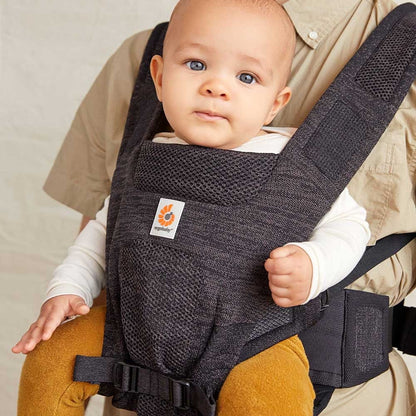 Ergobaby Aerloom Baby Carrier - Charcoal / Black - BCAERBLACK