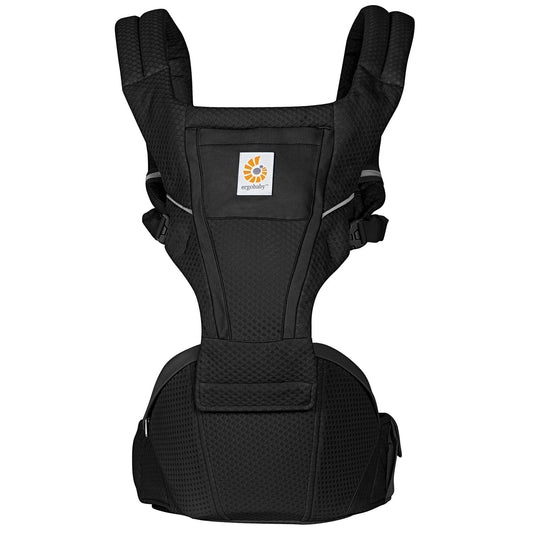 Ergobaby Alta Hip Seat Mesh Baby Carrier - Onyx Black - BCHIPSFMONYX