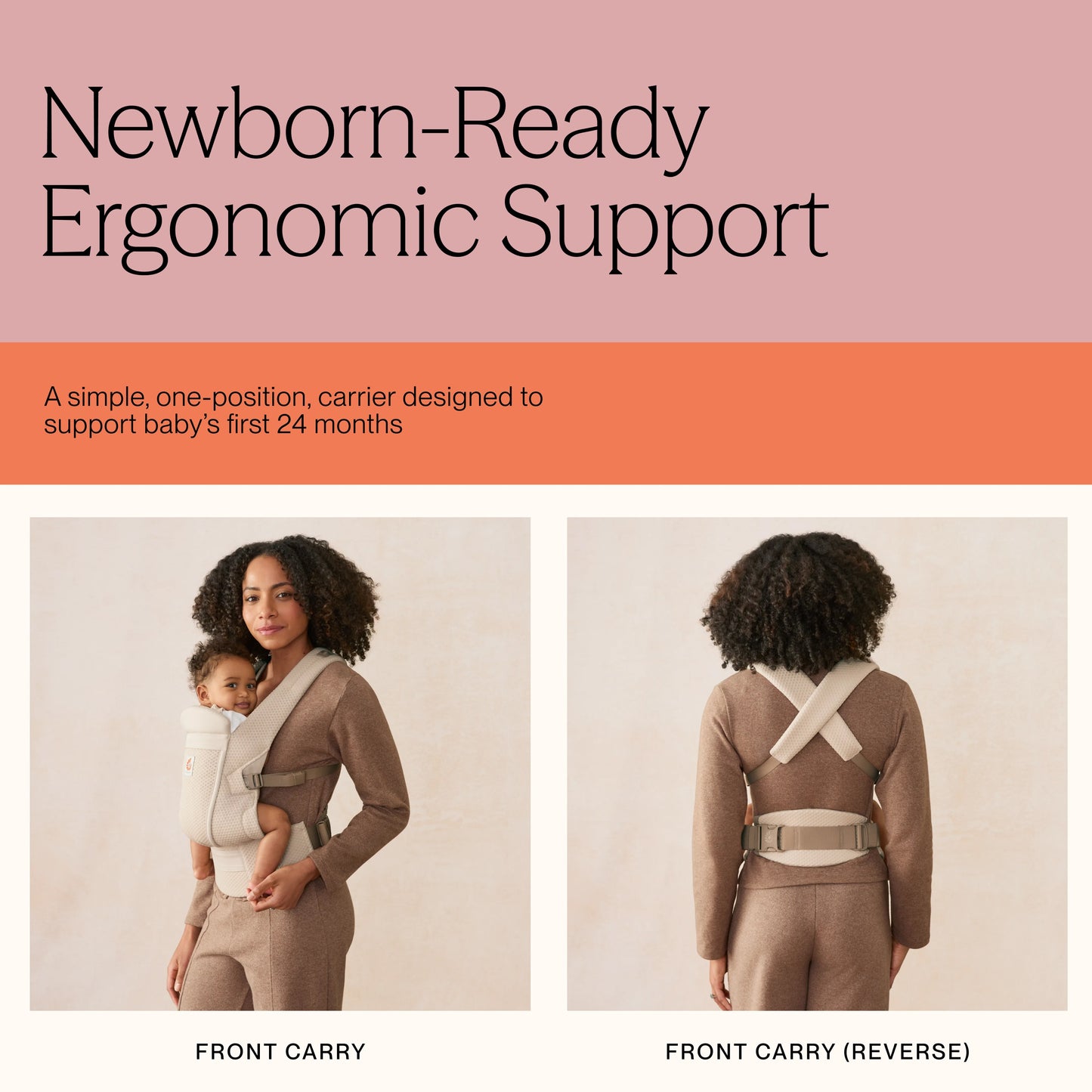 Ergobaby Omni Lite Mesh Baby Carrier - Natural Beige