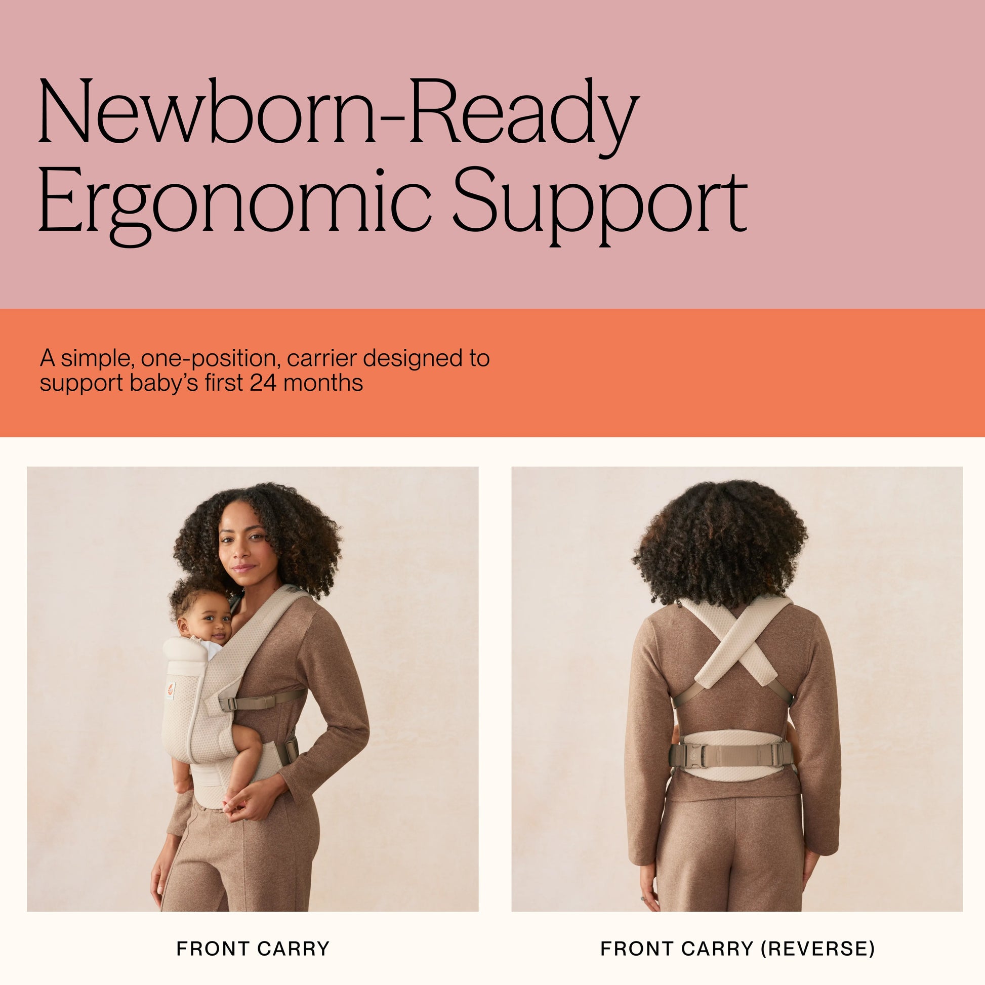 Ergobaby Omni Lite Mesh Baby Carrier - Natural Beige