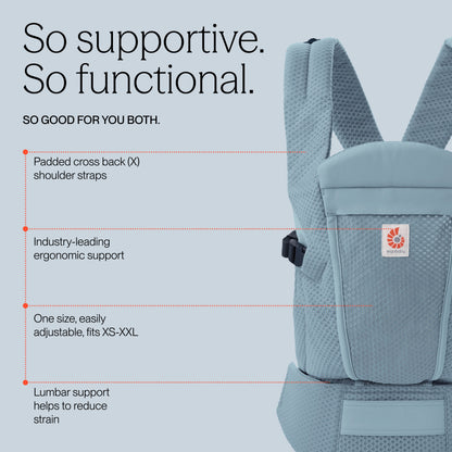 Ergobaby Omni Lite Mesh Baby Carrier - Slate Blue