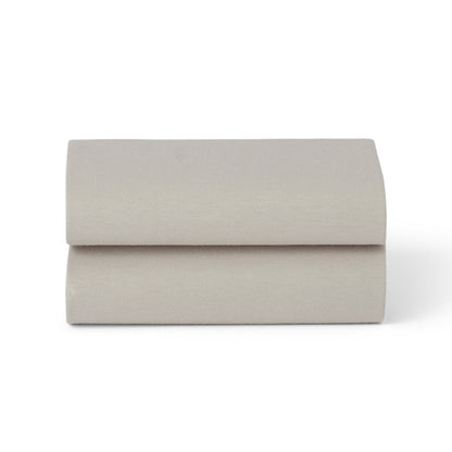 Snuz Bassinet Fitted Sheets, 2 Pack - Grey - USBD028BW