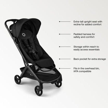 Bugaboo Butterfly 2 Complete Stroller - Black / Heritage Black / Heritage Black